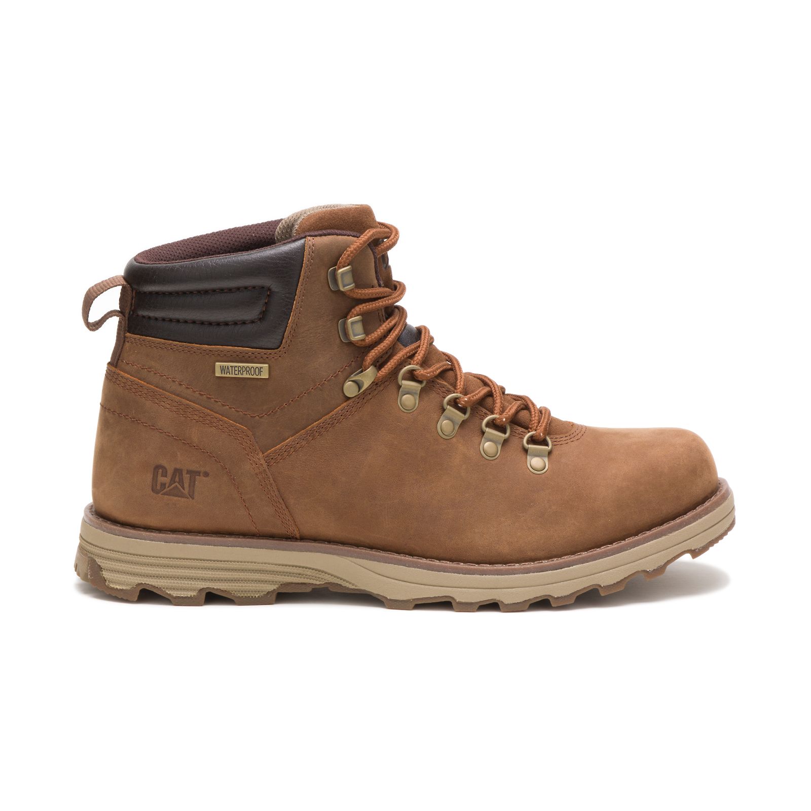 Caterpillar Men's Sire Waterproof Work Boots Brown CAT-96215